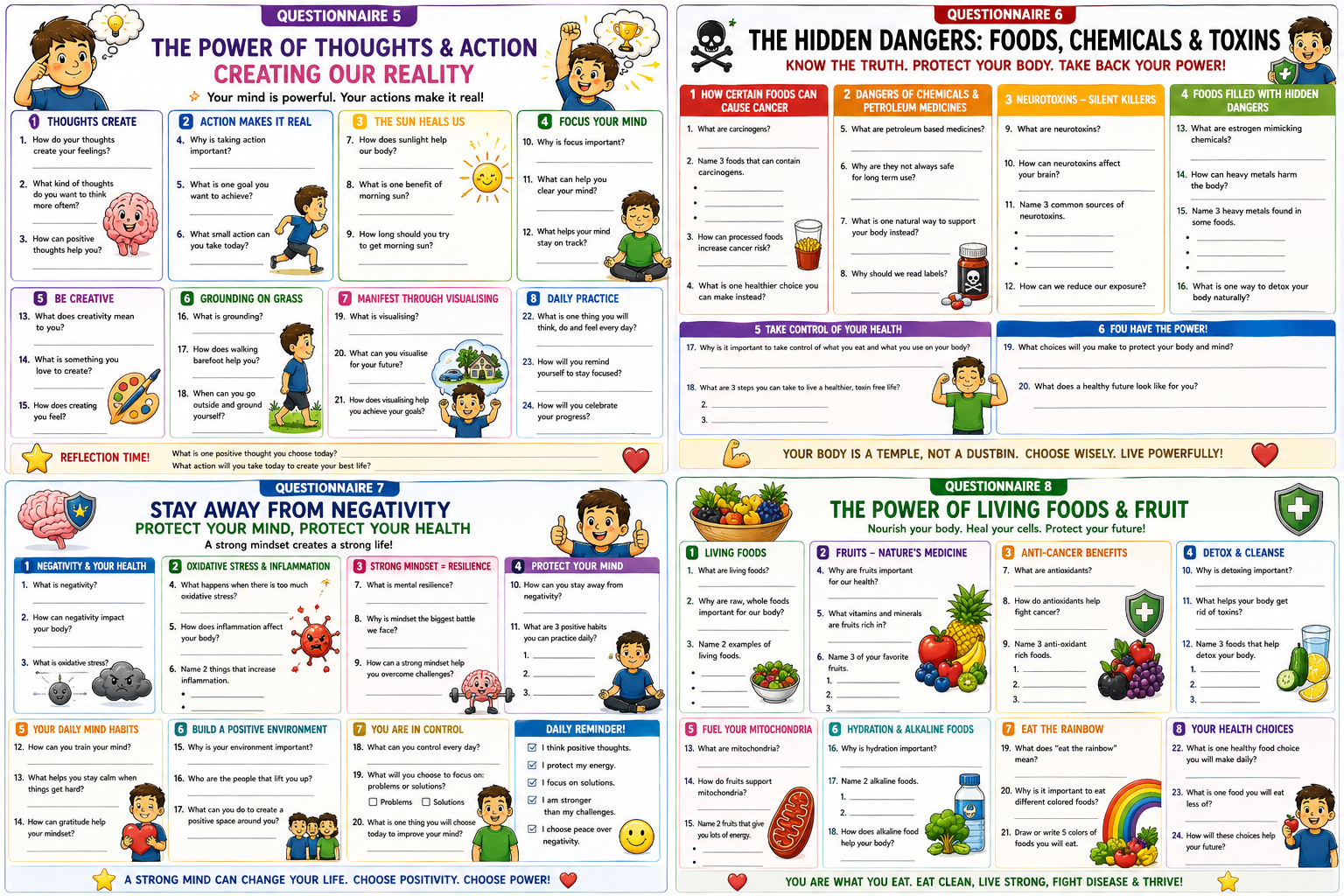 Page 24: Workbook: Questionnaires 5–8