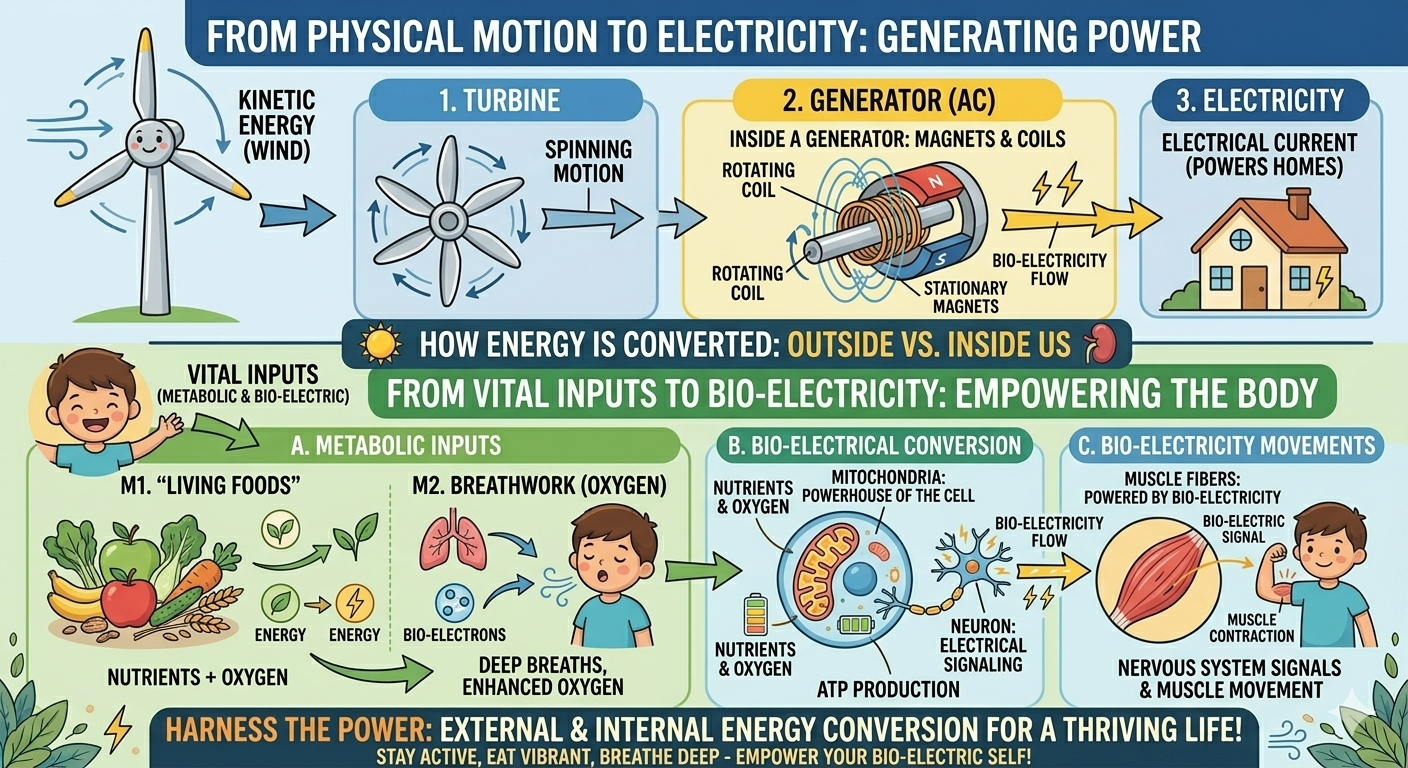 Page 14: From Physical Motion to Electricity