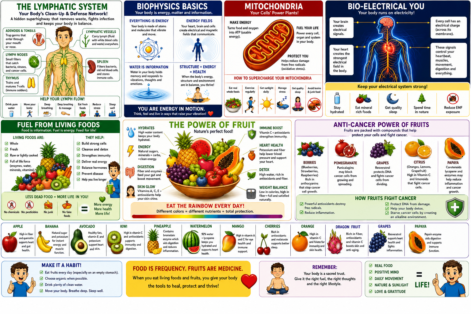 Page 13: Lymphatic System & Living Foods