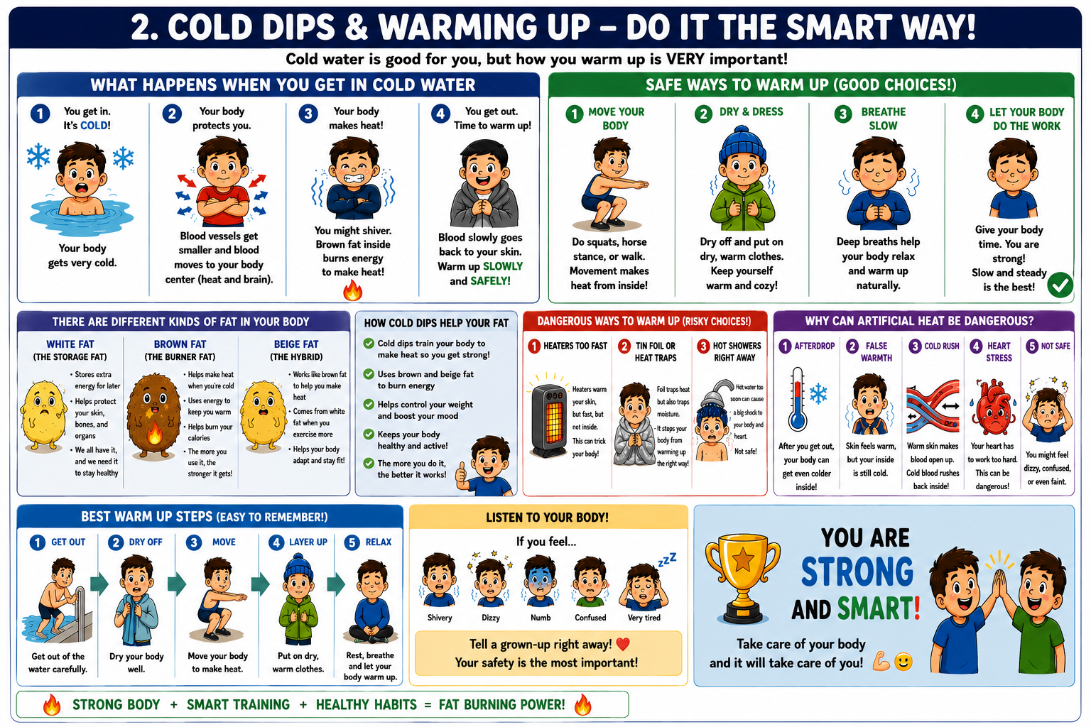 Page 17: Cold Dips & Warming Up