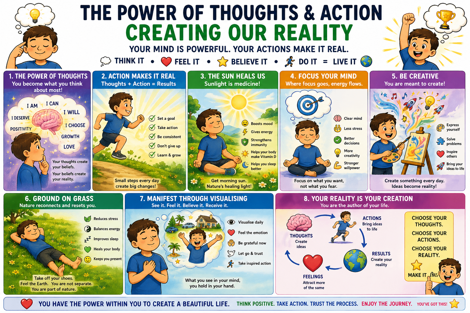 Page 5: The Power of Thoughts & Action