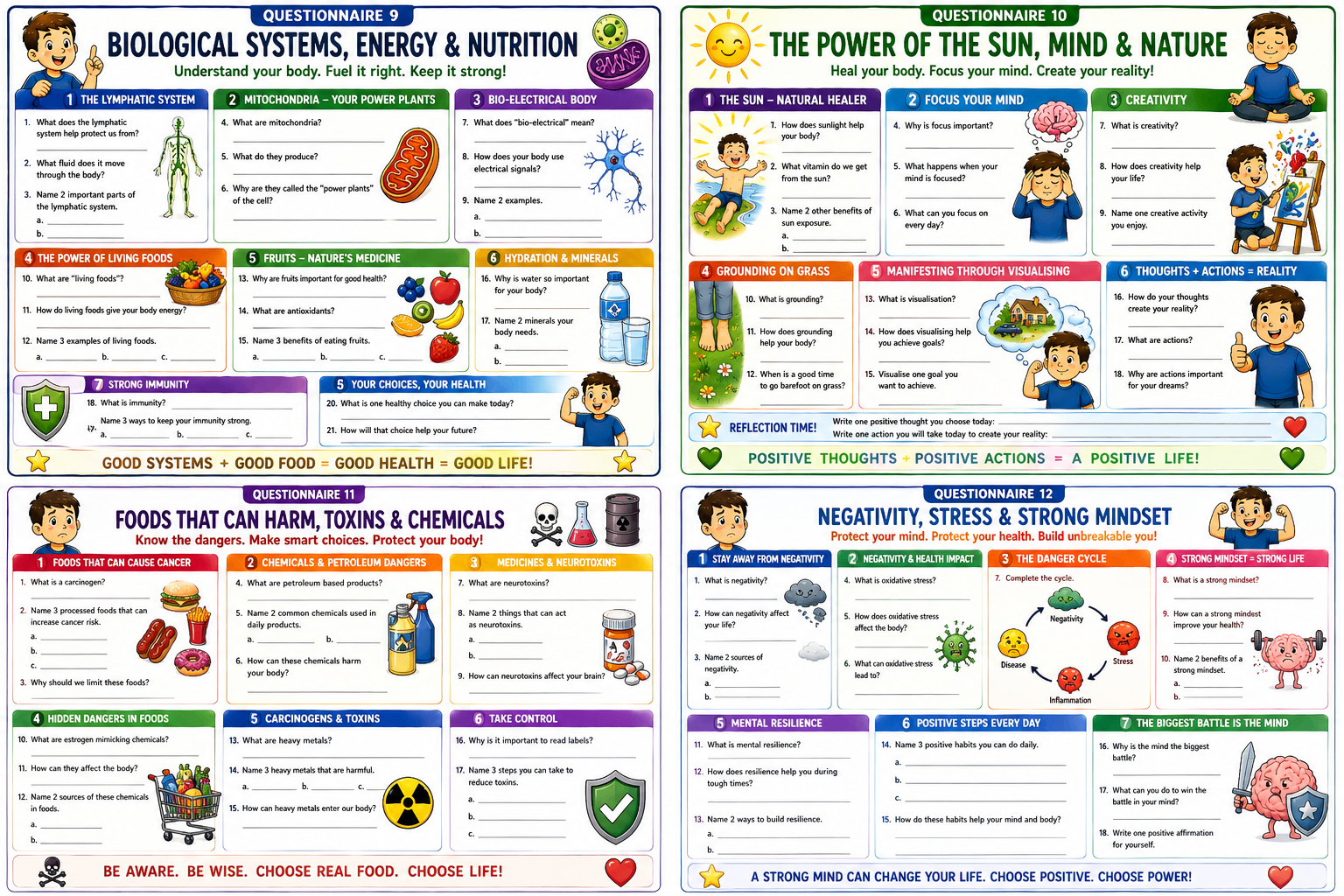 Page 25: Workbook: Questionnaires 9–12
