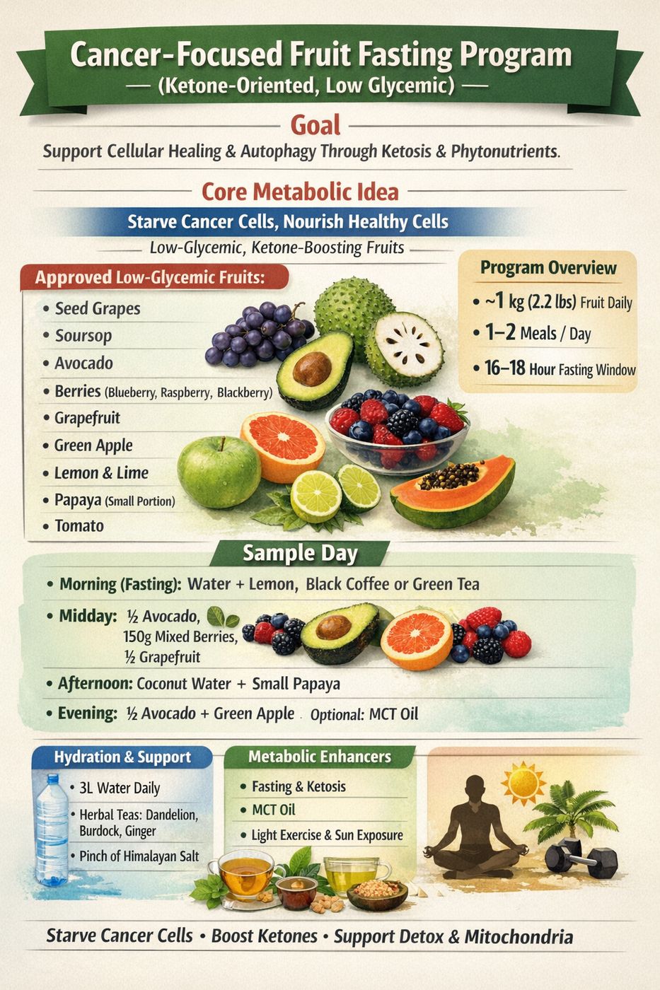 Cancer-Focused Fruit Fasting