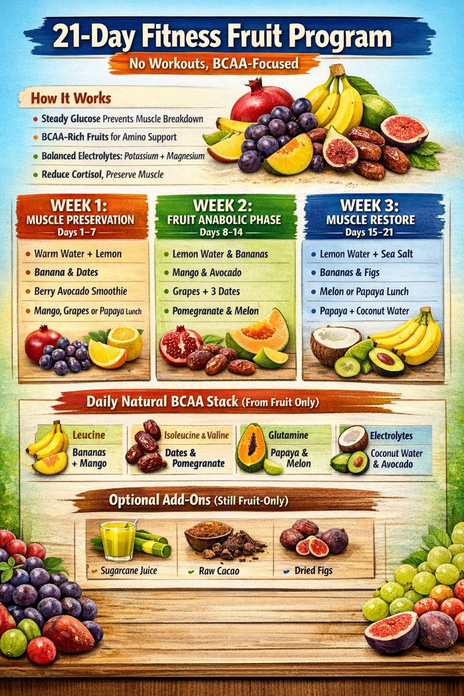 21-Day Fitness Fruit Program